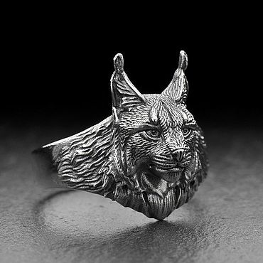 Украшения ручной работы. Ярмарка Мастеров - ручная работа Кольцо Рысь. Handmade.