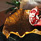 Ceramic dish Amber fern leaf. Dish. GFox family workshop (homeaccent). My Livemaster. Фото №6
