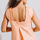 Peach-colored sundress by Elarika. Dresses. BORMALISA. My Livemaster. Фото №6