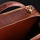 Сумка женская из кожи крокодила IMA0707VK1. Классическая сумка. CrocShop товары из экзотической кожи. Ярмарка Мастеров.  Фото №10