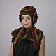 Knitted hat set with scarf, freeform set. Caps. Olga Karpenko Luizafelt. Online shopping on My Livemaster.  Фото №2