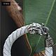 Elephant Bracelet | Silver | Premium Leather, Braided bracelet, Moscow,  Фото №1