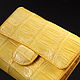 Кошелек из натуральной кожи крокодила IMA0079UY4. Кошельки. CrocShop товары из экзотической кожи. Ярмарка Мастеров.  Фото №6