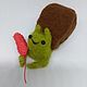 Order Felt toy: snail. Give warmth. Livemaster. . Felted Toy Фото №3