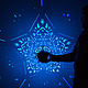 Заказать Интерьерный проекционный светильник "Metatron Black Crystal". Tesso Art:  Светильники и интерьер. Ярмарка Мастеров. . Настольные лампы Фото №3