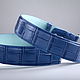 Ремень из натуральной кожи крокодила ручной работы IMA3400CUC22. Ремни. CrocShop товары из экзотической кожи. Интернет-магазин Ярмарка Мастеров.  Фото №2