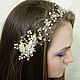 La corona de novia. ' Landyshi'. una corona de flores en la cabeza. La decoración de la novia. Hair Decoration. Анна Ефимова (Anna_Tiara) (stylishdetails). Ярмарка Мастеров.  Фото №4