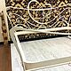 Wrought iron bed white. Bed. KovkaHome (Jilia). Online shopping on My Livemaster.  Фото №2