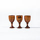 Set of glasses (stacks) on a leg made of Siberian cedar RN7. Shot Glasses. ART OF SIBERIA. My Livemaster. Фото №4
