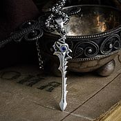 Украшения handmade. Livemaster - original item Rapier Pendant. Dota 2.  DotA 2. Warcraft.  Warcraft. brass silver.. Handmade.