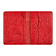 Passport cover 'Euro' Scarlet Python. Passport cover. murzikcool. Online shopping on My Livemaster.  Фото №2