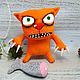 Sausage is not enough at all! Red cat with sausage by Vasya Lozhkin. Stuffed Toys. Dingus! Funny cats and other toys. Online shopping on My Livemaster.  Фото №2