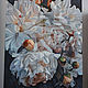 Order Painting 'White peonies' oil on canvas 80h100cm. vestnikova. Livemaster. . Pictures Фото №3
