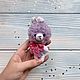 Медвежонок и кролик из фактурной пряжи. Амигуруми куклы и игрушки. Emmas_knitties. Ярмарка Мастеров.  Фото №5