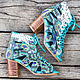 Summer leather shoes Python Mia / Summer shoes from Python, Boots, Denpasar,  Фото №1