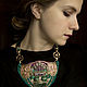 "Scotland in my heart" колье. Подвеска. Julia Chernopazova Art Jewelry. Интернет-магазин Ярмарка Мастеров.  Фото №2
