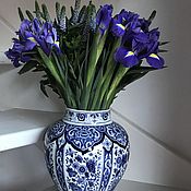 Винтаж handmade. Livemaster - original item Porcelain vase, handmade, Delft, Holland. Handmade.