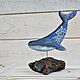 Настольная статуэтка "Кит с орнаментом" из дерева. Статуэтка. Нептун. Ярмарка Мастеров.  Фото №6