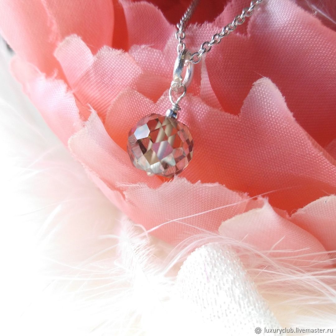 Natural diamond pendant 'Gentle' SUPER PRICE, Pendants, Tolyatti,  Фото №1