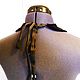 Removable collar univerally velvet cinnamon. Collars. ERIO SHOP. Online shopping on My Livemaster.  Фото №2
