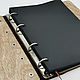 Wooden notebook with black paper and white pen. Notebooks. semejnaya-masterskaya-bambuk. My Livemaster. Фото №4
