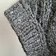 Grey vest in the style of Brunello Cucinelli. Vests. Knitted with love. My Livemaster. Фото №4