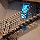 Лестница из слэба и эпоксидной смолы. Лестница лофт. Лестницы. Живое дерево/Катерина. Ярмарка Мастеров.  Фото №5