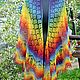 Шаль "Радуга", вязаная шаль. Шали. Pay_tinka 'Magic HandMade'. Интернет-магазин Ярмарка Мастеров.  Фото №2