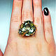 Ring: ' Keeper ' with green amethyst. Rings. dobrivolshebnik (dobrivolshebnik). Online shopping on My Livemaster.  Фото №2