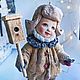 Ватная игрушка. Вовчик. Елочные игрушки. ksanadolls-Ватные игрушки(Оксана). Интернет-магазин Ярмарка Мастеров.  Фото №2