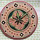 Часы-мандала интерьерные настенные. Часы классические. Милые подарки = Lovely gifts (Мила). Ярмарка Мастеров.  Фото №4