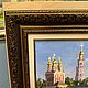 Картина маслом на холсте «Новодевичий монастырь»  40х40. Картины. Картины маслом  Prostokartina (prostokartina). Ярмарка Мастеров.  Фото №4