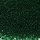 10g 11/0 Beads Toho 939F green emerald prozr Japanese beads mats, Beads, Chelyabinsk,  Фото №1