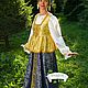 Костюм фольклорный «Сударыня» (взрослый). Народные костюмы. Ольга Folkruss. Ярмарка Мастеров.  Фото №5