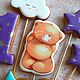 Gingerbread for a year with a bear. Gingerbread Cookies Set. APryanik (SPb i dr. goroda). Интернет-магазин Ярмарка Мастеров.  Фото №2