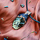 Copper pendant with morion and sherl, Pendants, Nizhnij Tagil,  Фото №1
