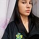 "Фа-фа" Брошь из бисера геометрическая. Брошь-булавка. Украшения в стиле бохо и авангард Byvikamajer (viktori4ka). Ярмарка Мастеров.  Фото №6