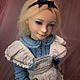 Авторская Коллекционная кукла «Алиса в стране чудес», Шарнирная кукла, Зеленоград,  Фото №1