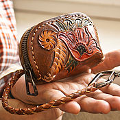 Сумки и аксессуары handmade. Livemaster - original item Handmade leather wallet 