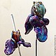 Ирис. Подвеска. MarLen Glass (MarLenGlass). Ярмарка Мастеров.  Фото №4