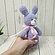 Bunny is a Knitted stuffed animal handmade Amigurumi Marshmallow. Amigurumi dolls and toys. Amigurushka. My Livemaster. Фото №4