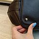 Заказать Винтаж: Сумка из натуральной кожи, в стиле Hermes. Успешный, Винтажных дел мастер. Ярмарка Мастеров. . Сумки винтажные Фото №3