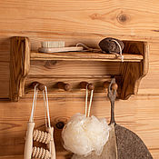 Для дома и интерьера handmade. Livemaster - original item Oak hanger with shelf. Handmade.