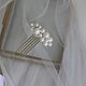 Заказать Conjuntos de joyas de boda: Peine y pendientes de perlas. Wedding jewelry ANNARAI. Ярмарка Мастеров. . Wedding Jewelry Sets Фото №3