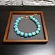 Turquoise bracelet, bracelet with stones, gift turquoise bracelet. Bead bracelet. Irina Moro. My Livemaster. Фото №4