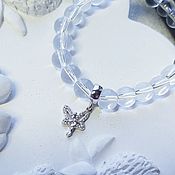 Украшения handmade. Livemaster - original item Fairy bracelet, quartz, silver.. Handmade.