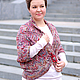 Шраг накидка MILONGA. Болеро. BigCityKnit. Ярмарка Мастеров.  Фото №4