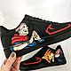 Кастомизация Nike AIR Fors Blak "Сукуна и Итадори", Кроссовки, Санкт-Петербург,  Фото №1
