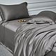 Bed linen fabric tencel. Graphite, Bedding sets, Cheboksary,  Фото №1
