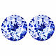 A PAIR of Tanzanite 5 mm; 0,82 ct, Cabochons, Rostov-on-Don,  Фото №1